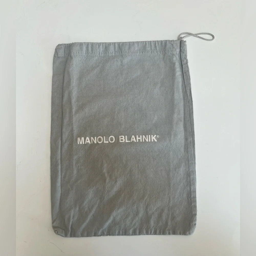 Manolo Blahnik Gray Dust Bag - Picture 1 of 3